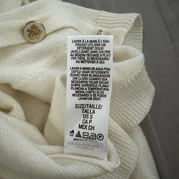 Juicy Couture Cardigan in Cream color Women Size S - Picture 9 of 10